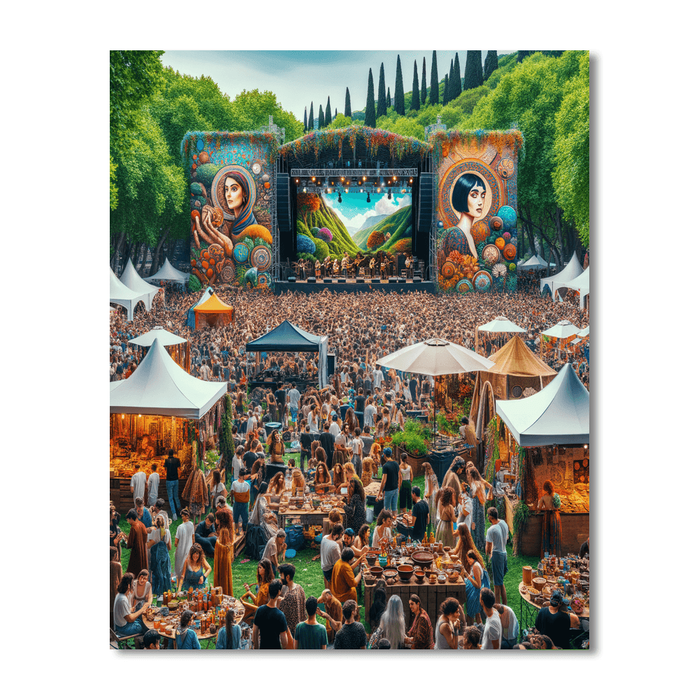 Tbilisi Open Air - Georgia Paint By Numbers Art