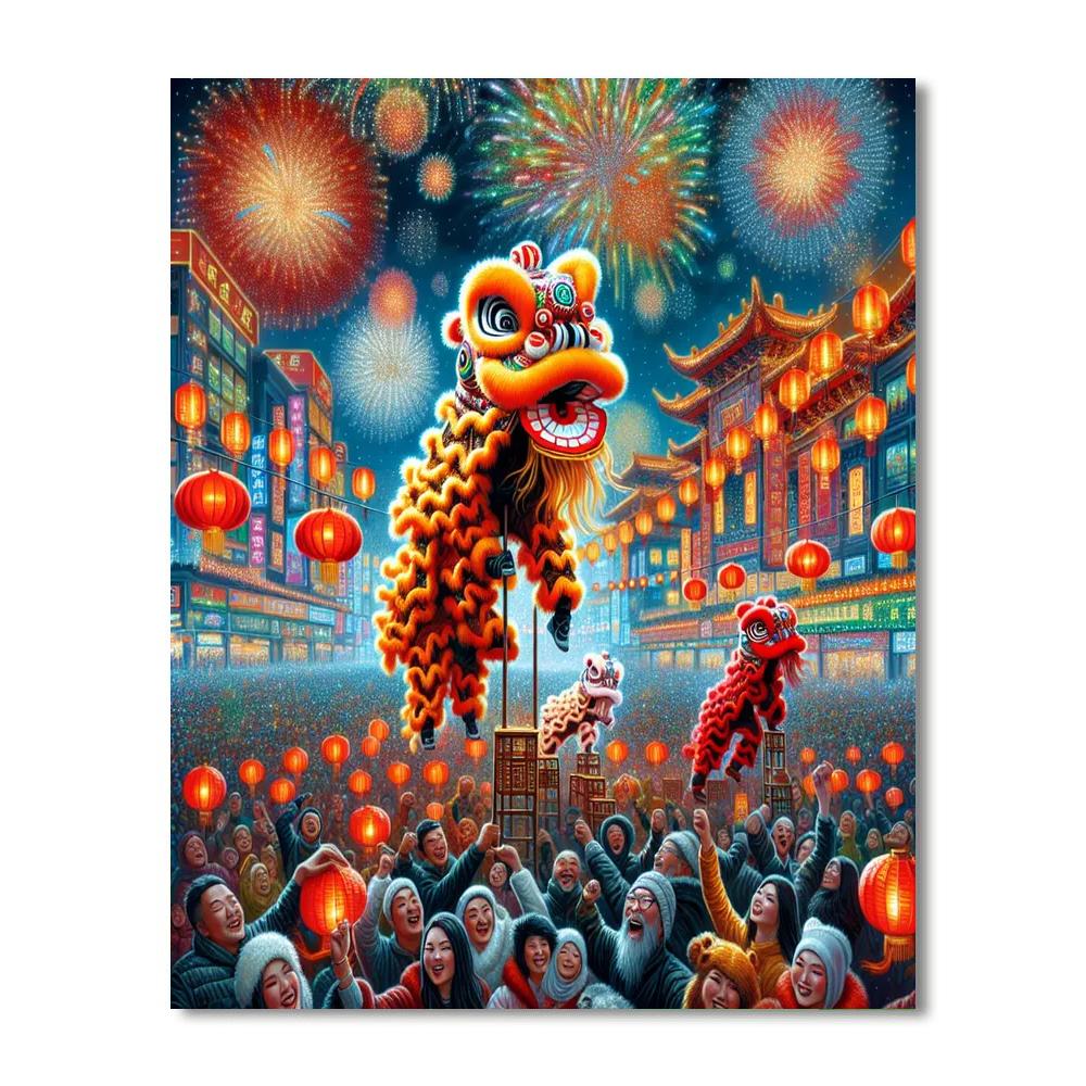 The Lunar New Year - China Number Painting