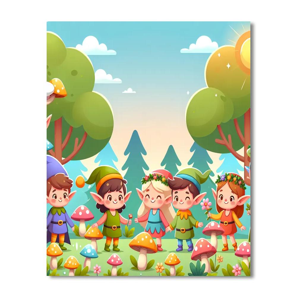 Mystical Elves Paint By Number