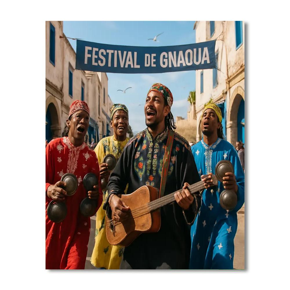Festival De Gnaoua - Morocco DIY Paint By Numbers
