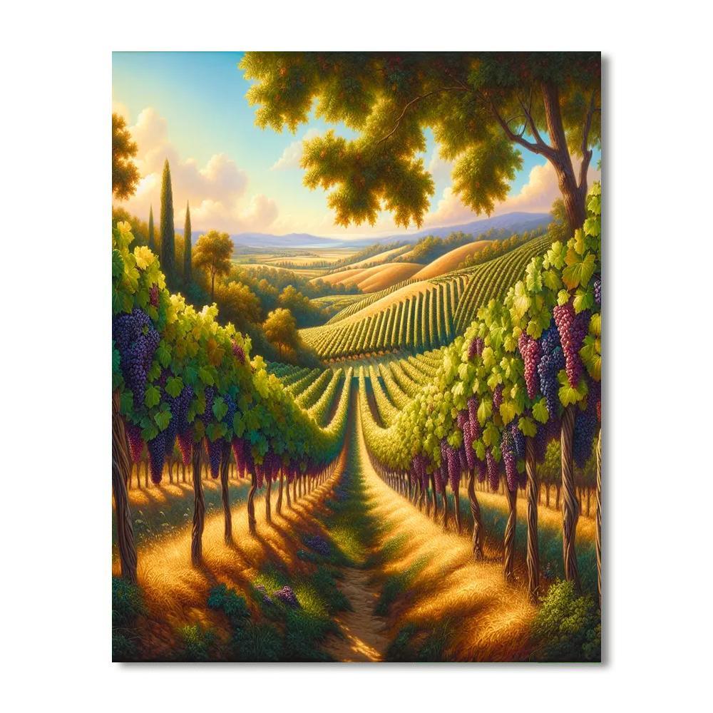 Aromas Of The Vineyard Paint By Number