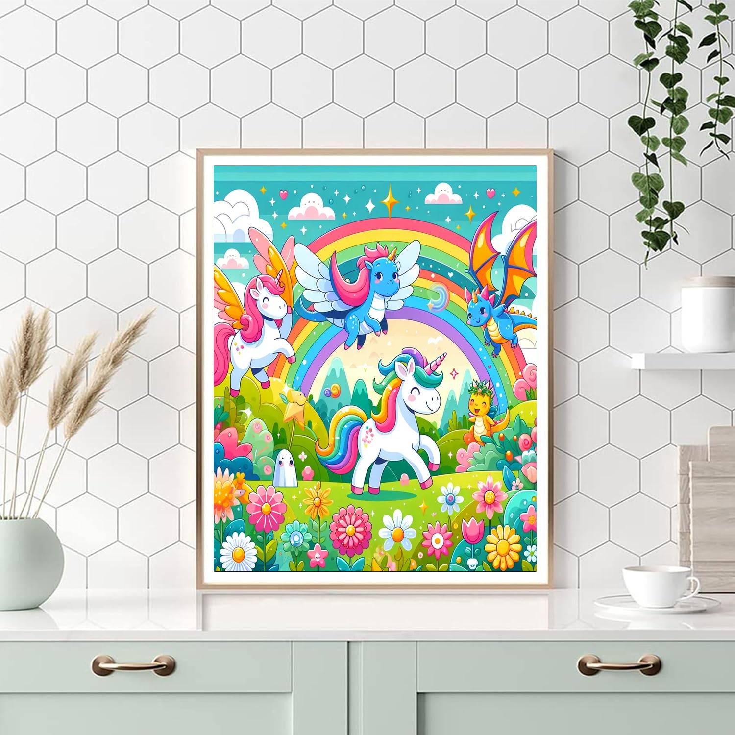Magical Fairytale Creatures Numbered Painting Kits