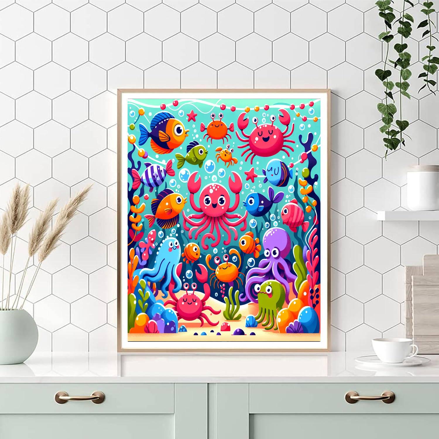 Under The Sea Festival Numbered Painting Kits