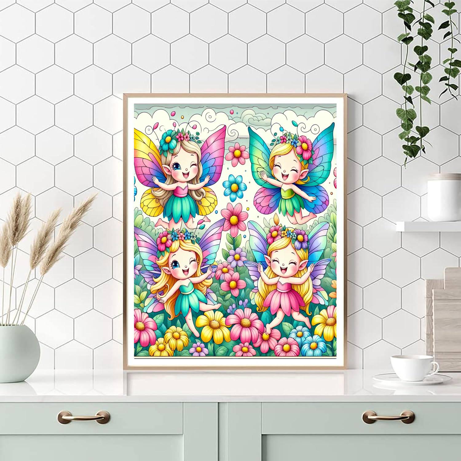 Friendly Faeries Paint By Numbers