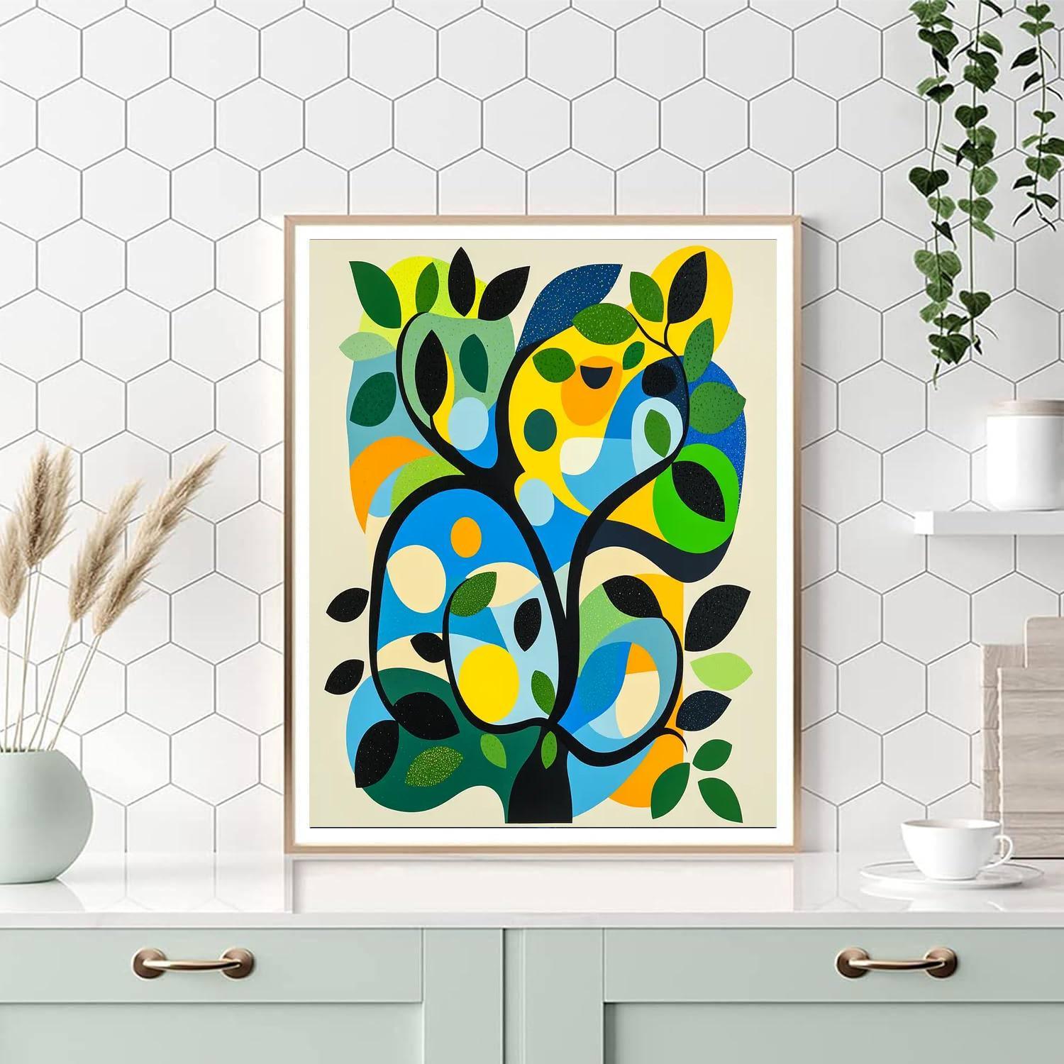 Joan Miró Inspired Nature's Serenade  Numbered Painting Kits