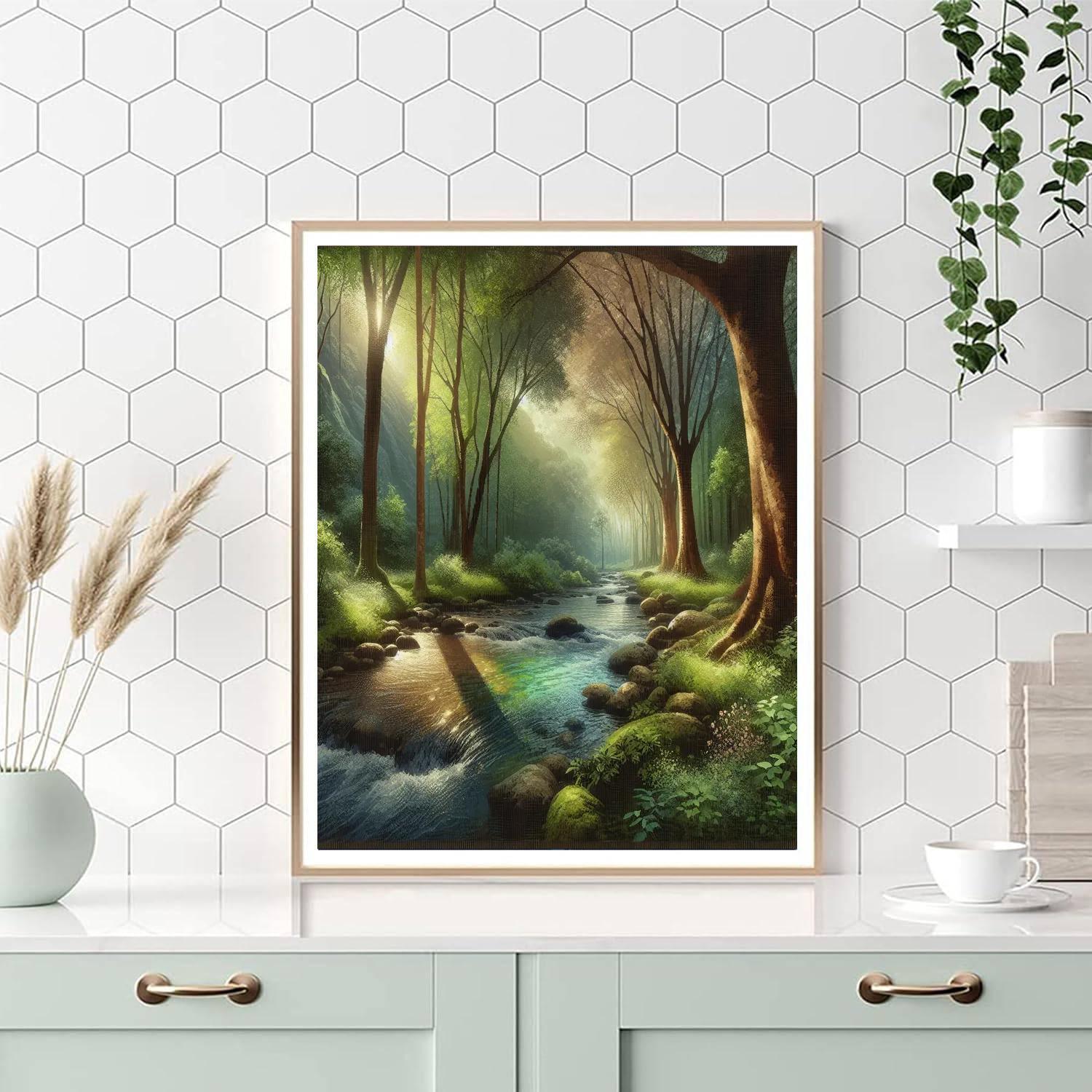 Tranquil Nature Escape Numbered Painting Kits