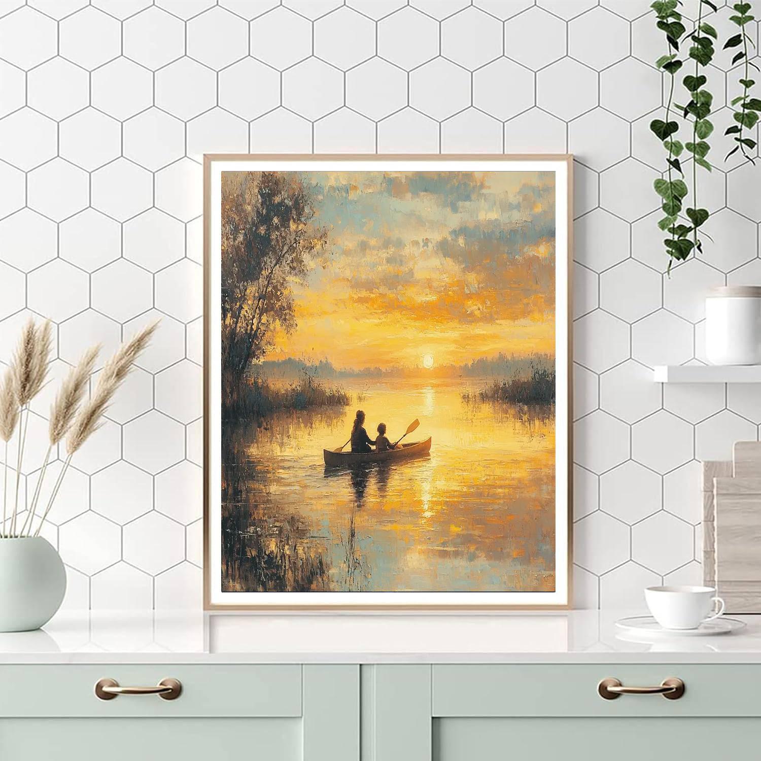 Reflective Waters, Radiant Bonds Numbered Painting Kits