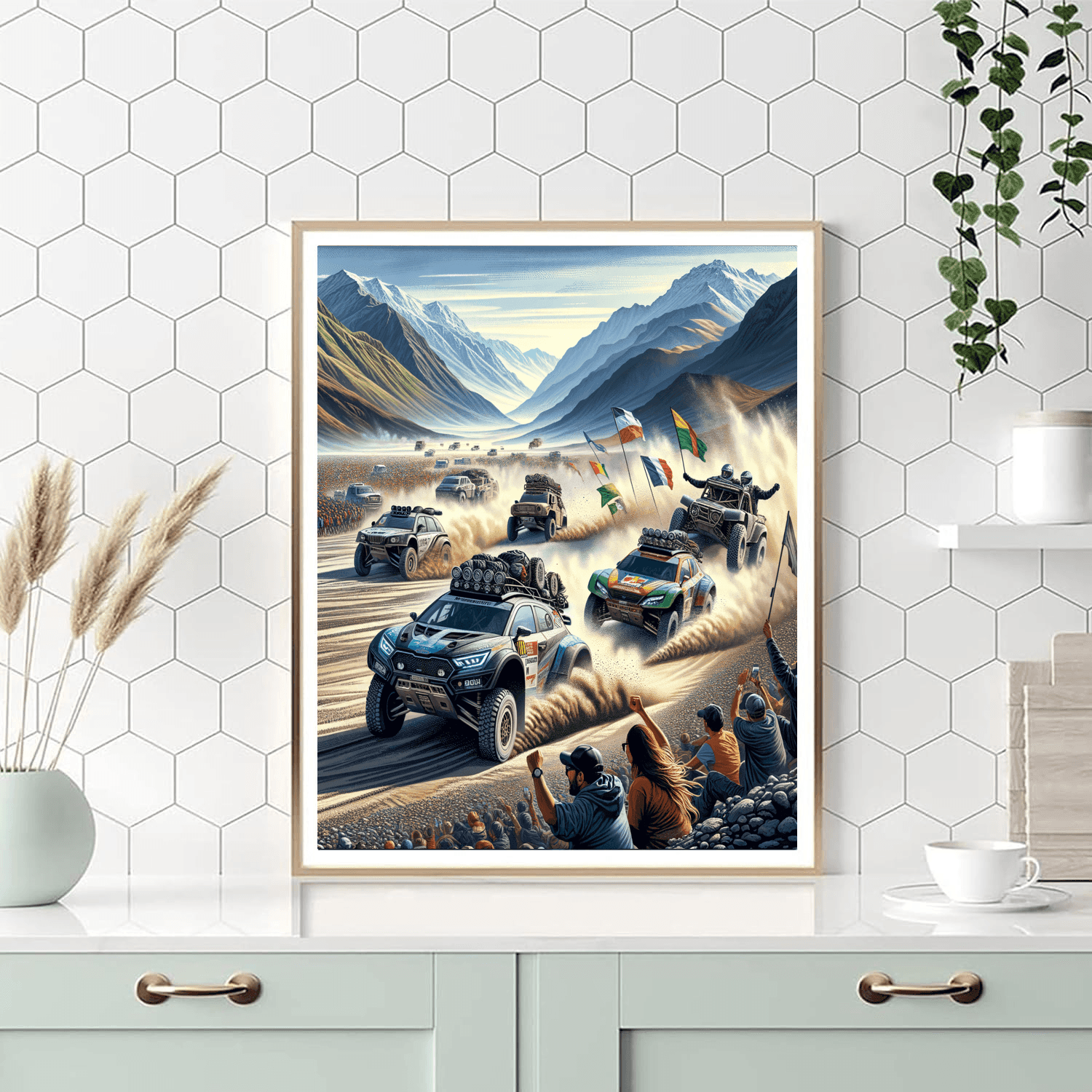 The Dakar Rally Paint By Color