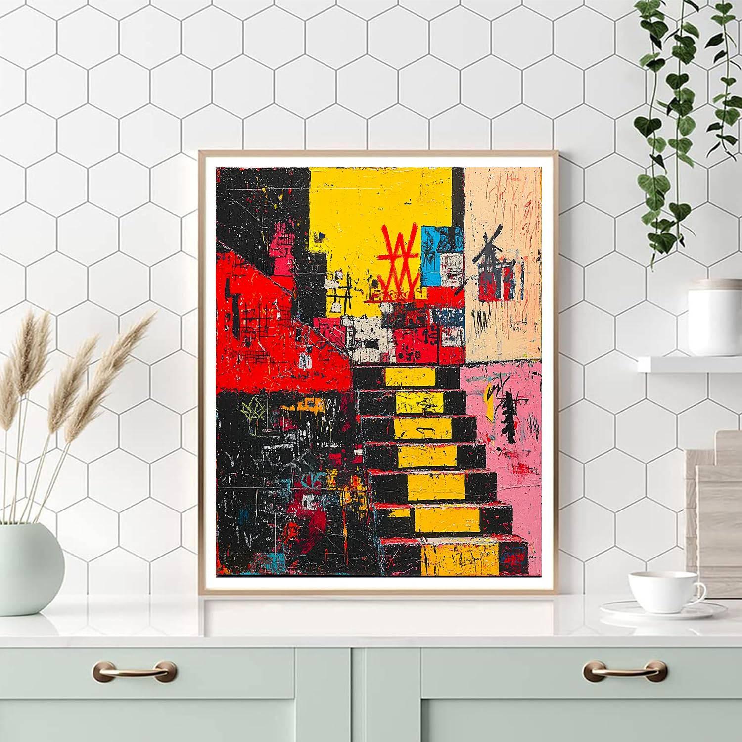 Jean-Michel Basquiat Inspired Rhythms Of Resistance  Numbered Painting Kits
