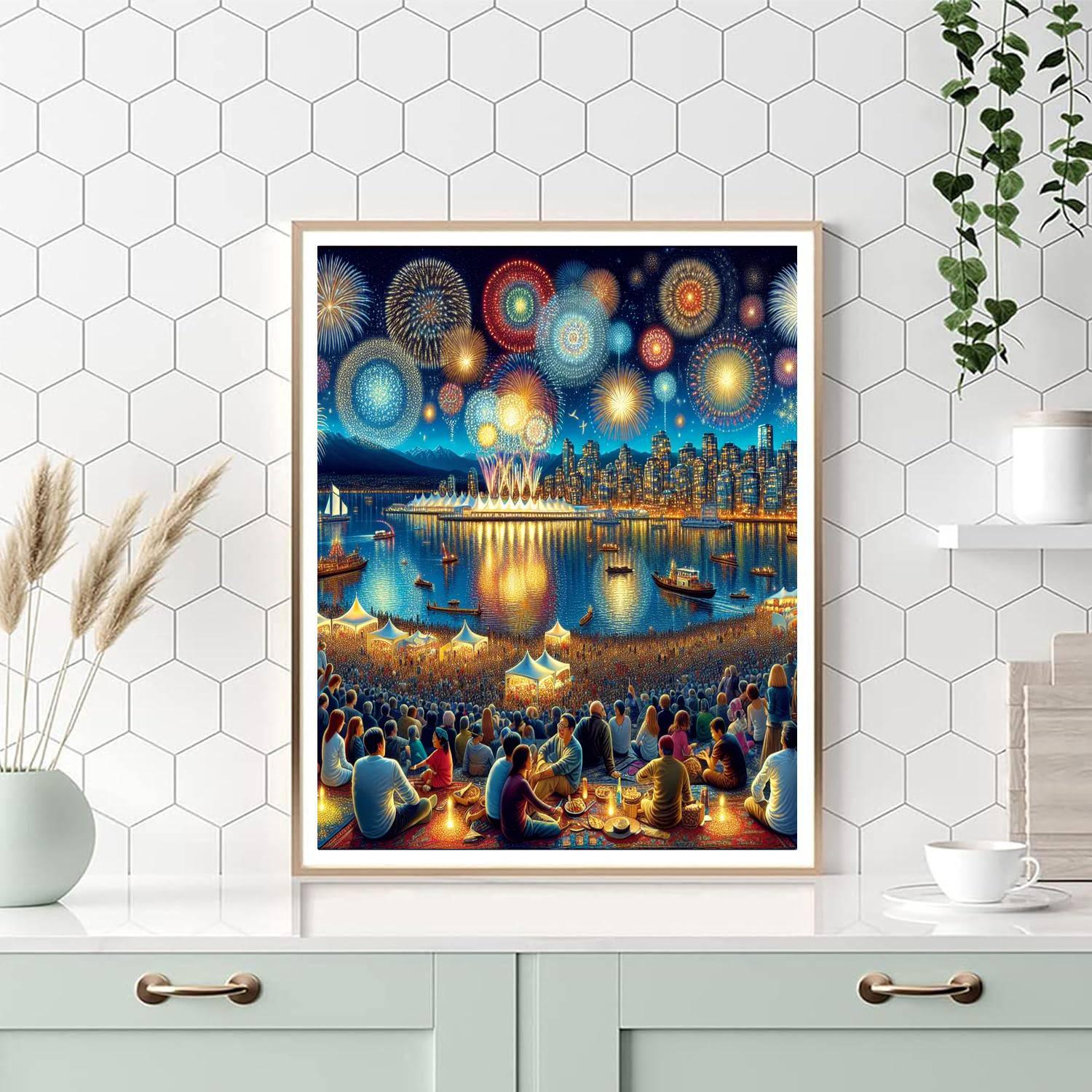 Vancouver Celebration Of Light - Canada Paint By Numbers Art