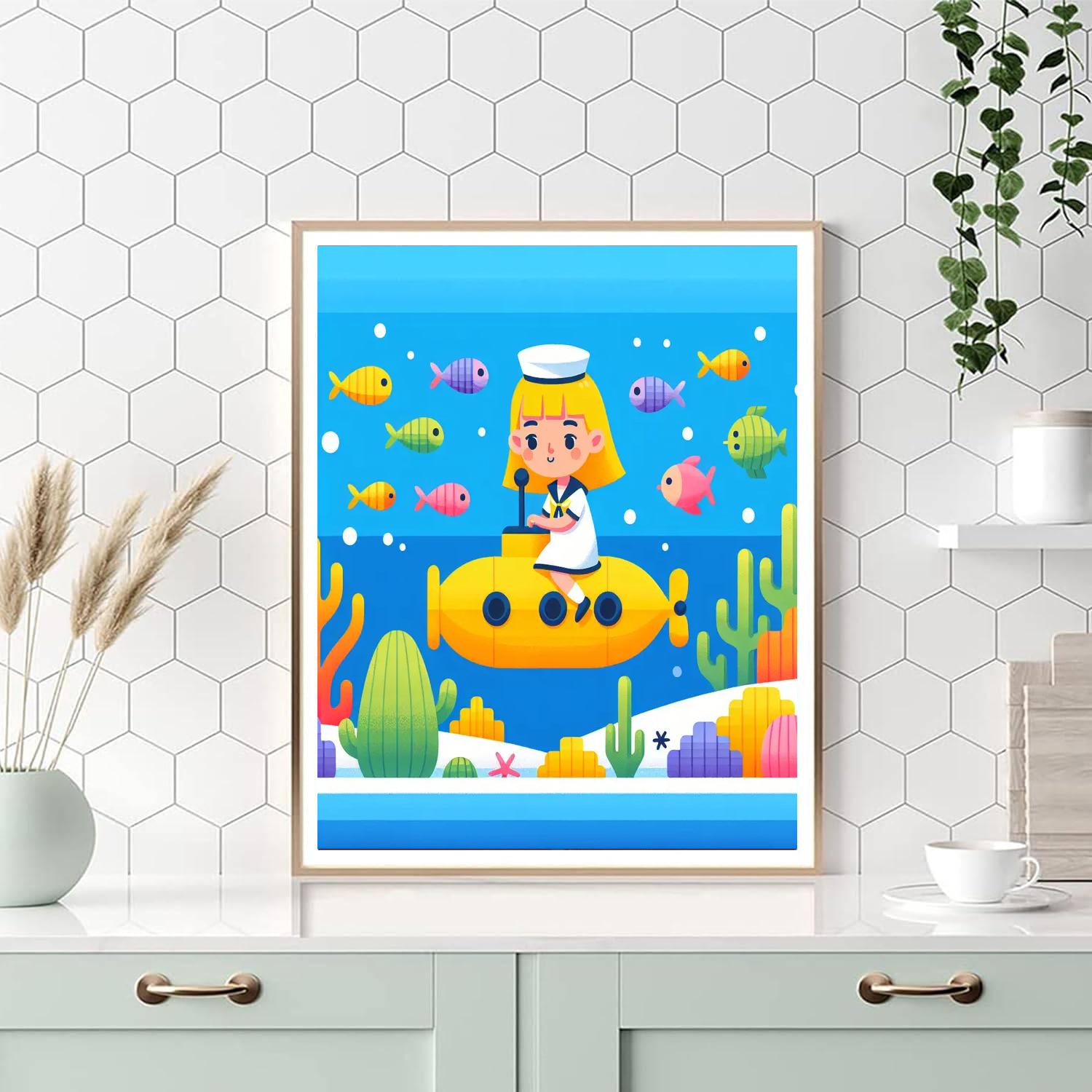 Ocean Explorer’s Adventure Painting By Numbers Kit