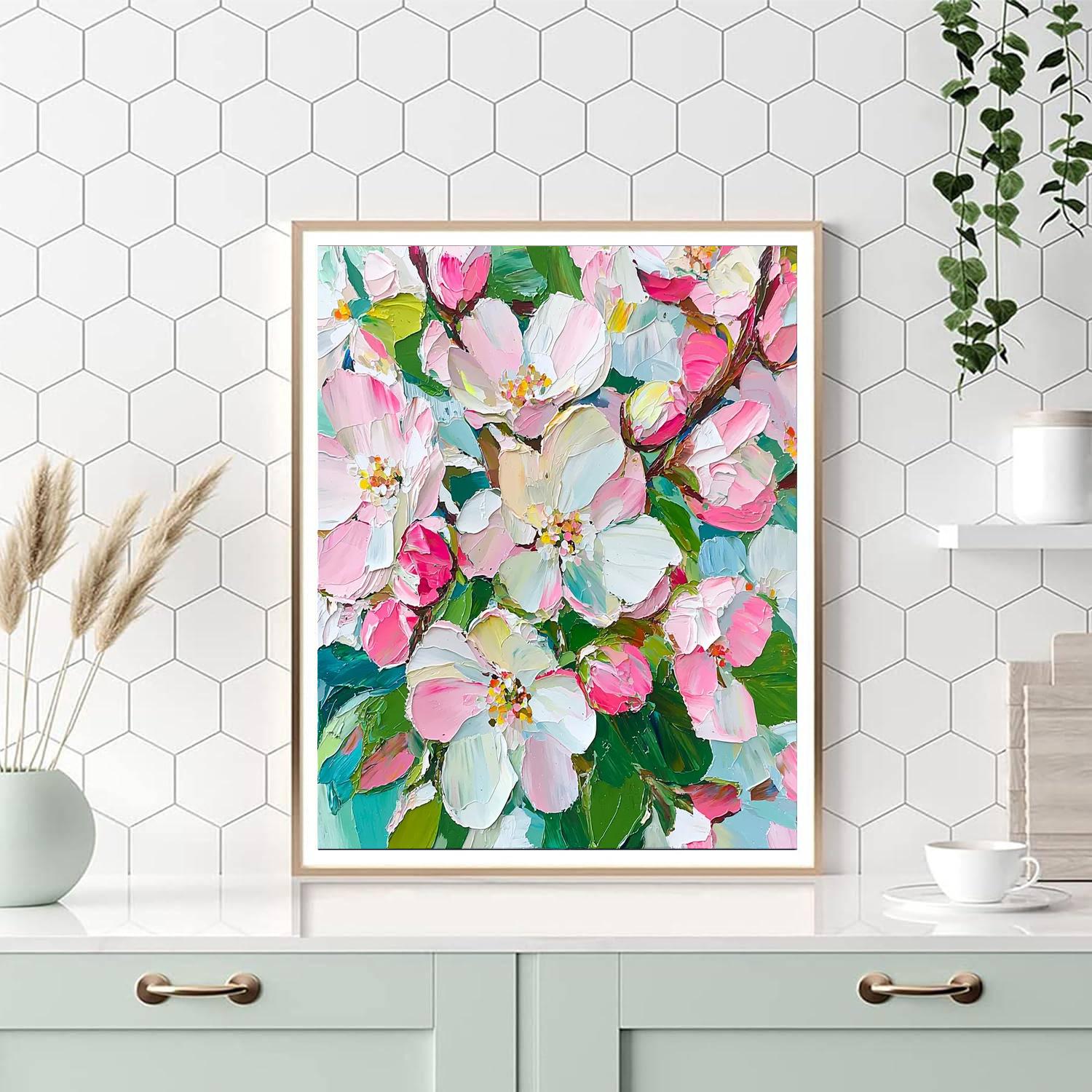 Paul Cézanne Inspired Temporal Blossoms  Paint By Numbers Kits