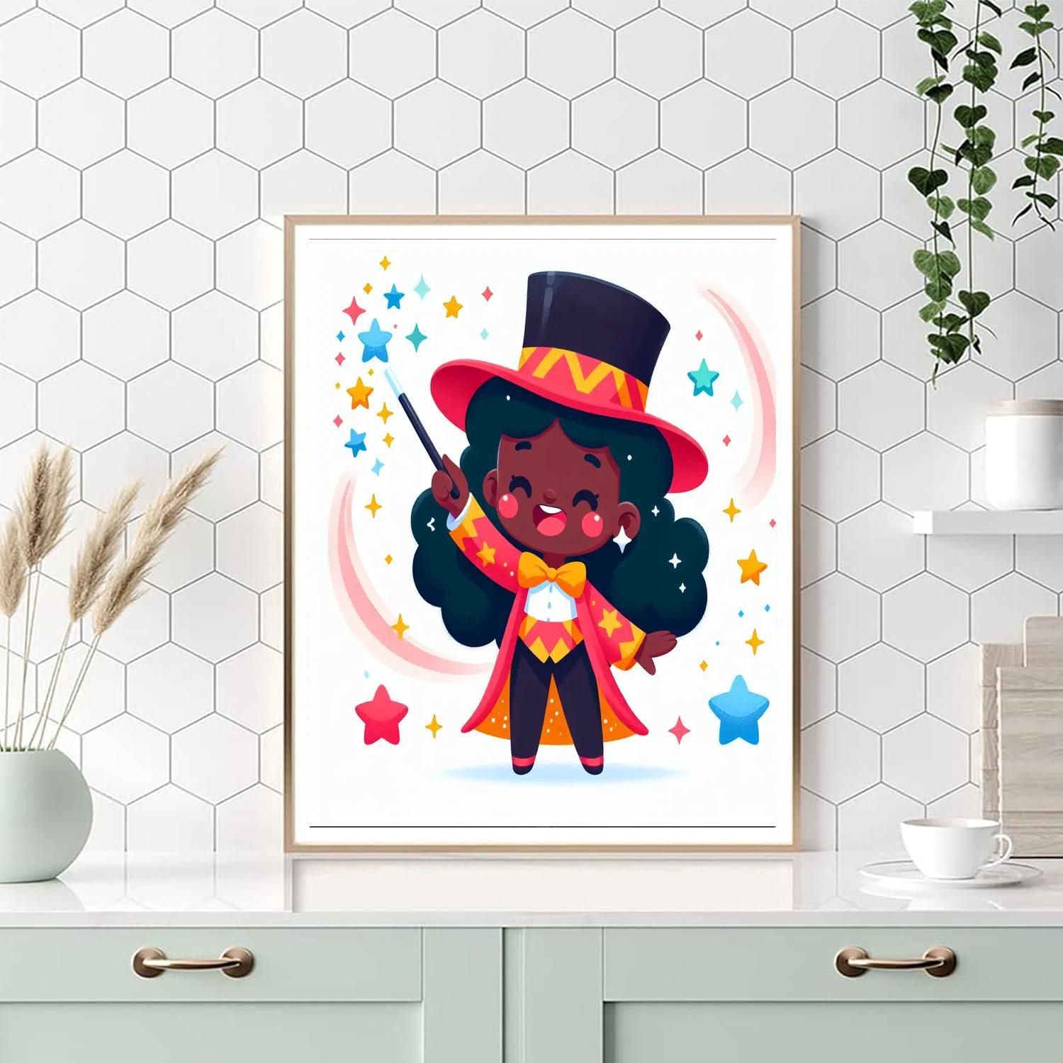 Merry Magician Painting By Numbers Kit