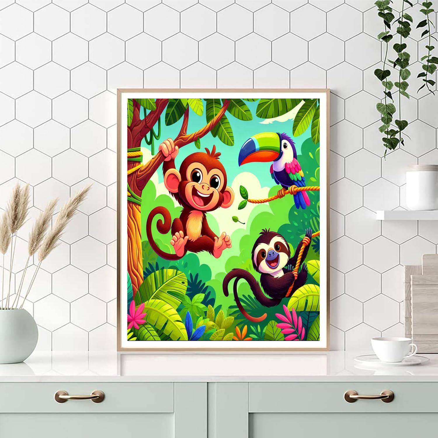 Jungle Exploration Paint By Number