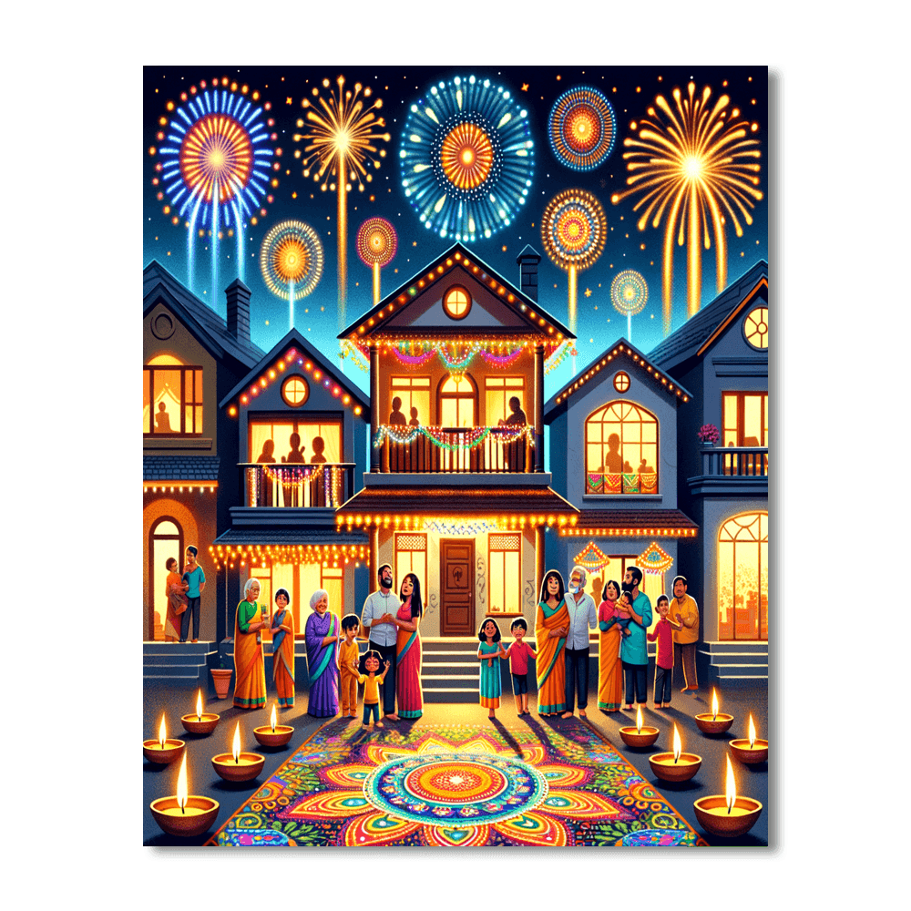 Diwali Paint By Number