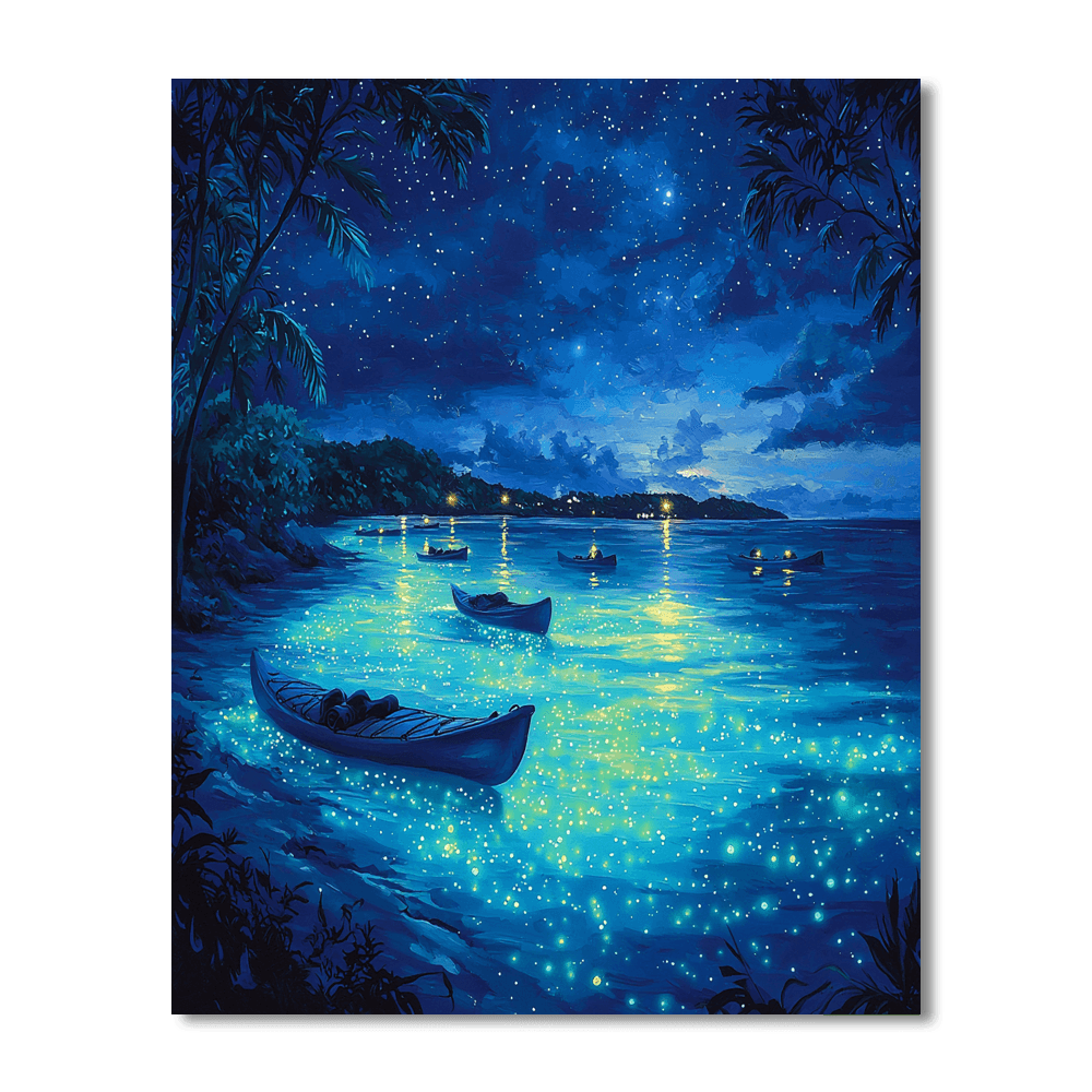 Bioluminescent Bay - Vieques Paint By Numbers