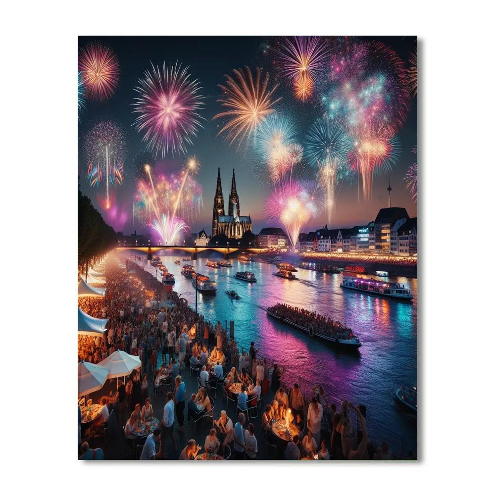 Kölner Lichter Paint By Numbers Kits