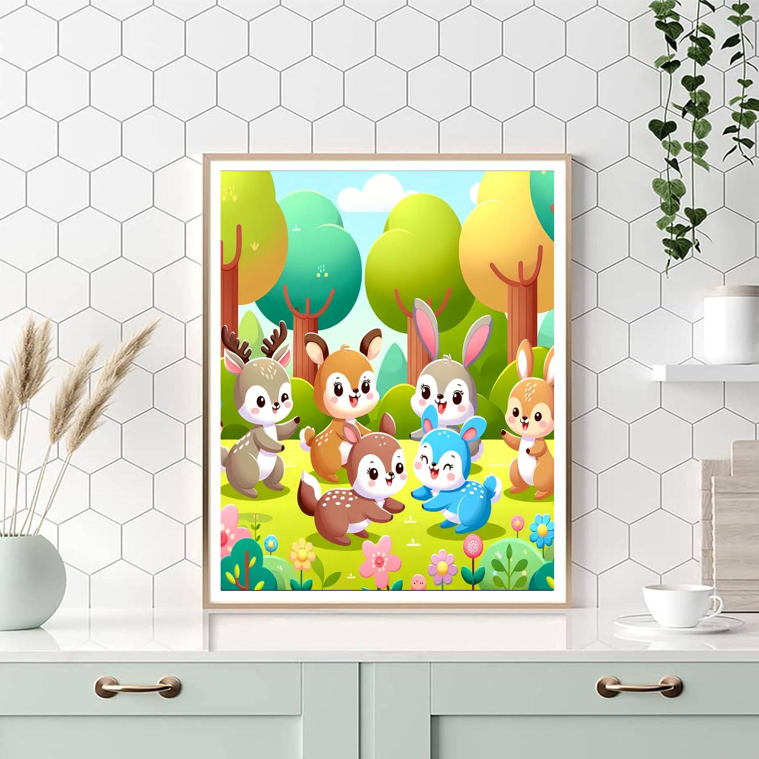 Exploring The Forest Painting Number Kit