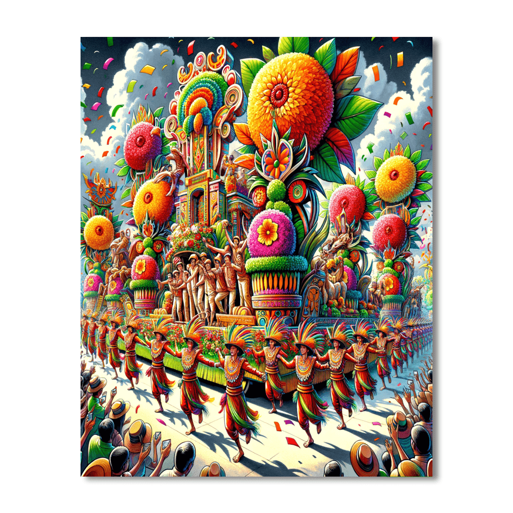 Kadayawan Festival - Davao City Painting By Numbers Kit