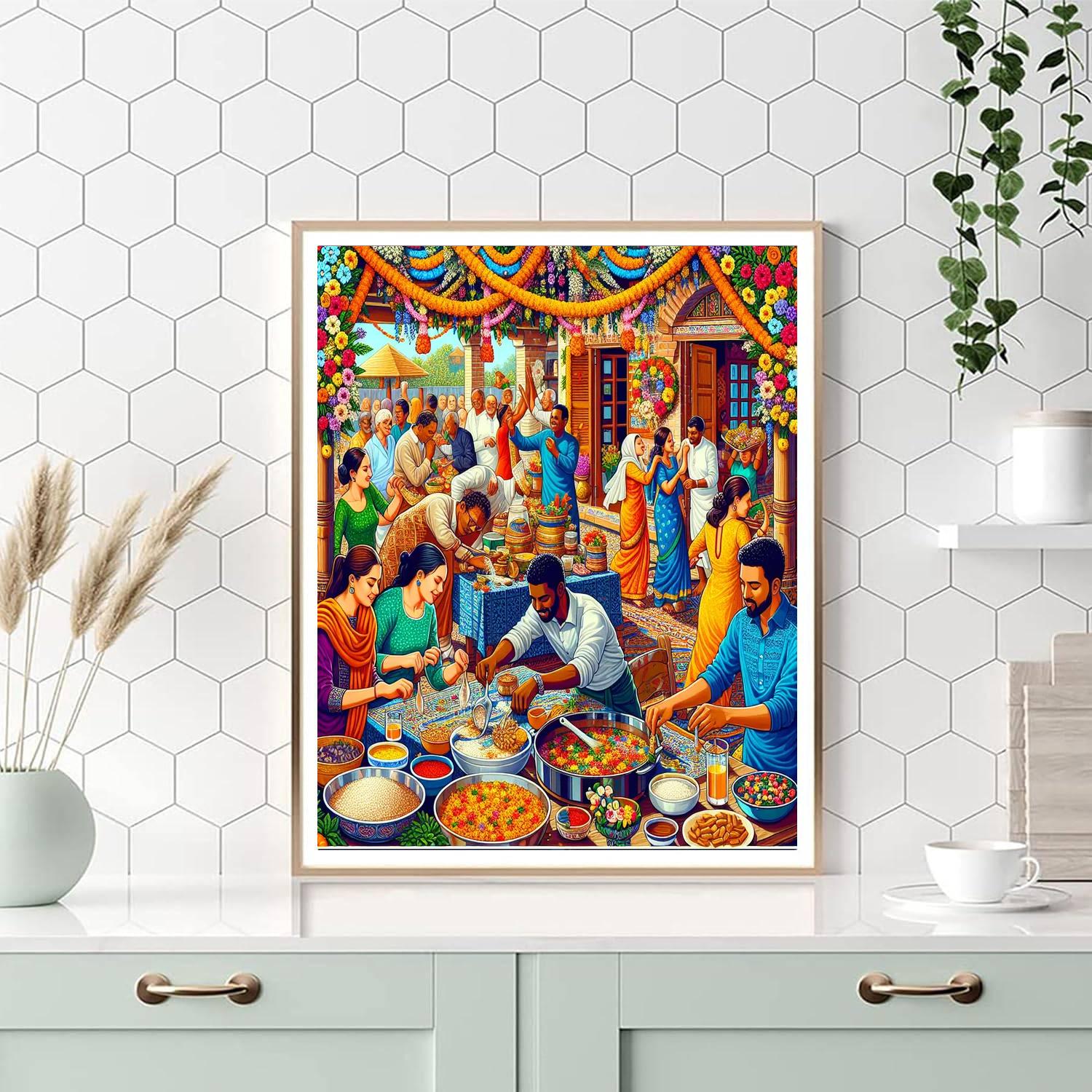 Ougadi Festival Numbered Painting Kits
