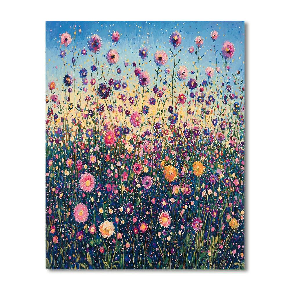 Georges Seurat Inspired Spring Blossom Reverence  Numbered Painting Kits
