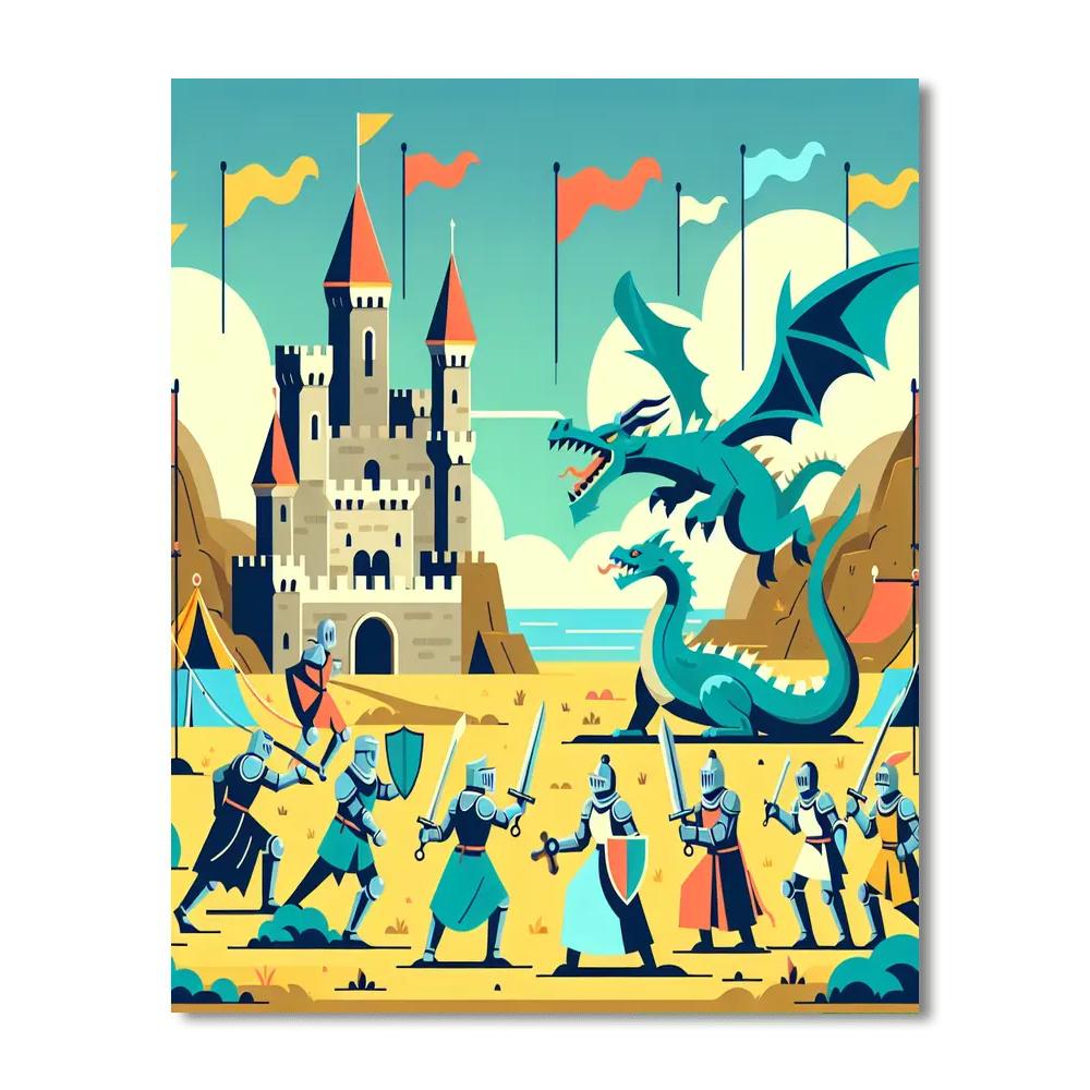Kingdom Quest Painting Number Kit