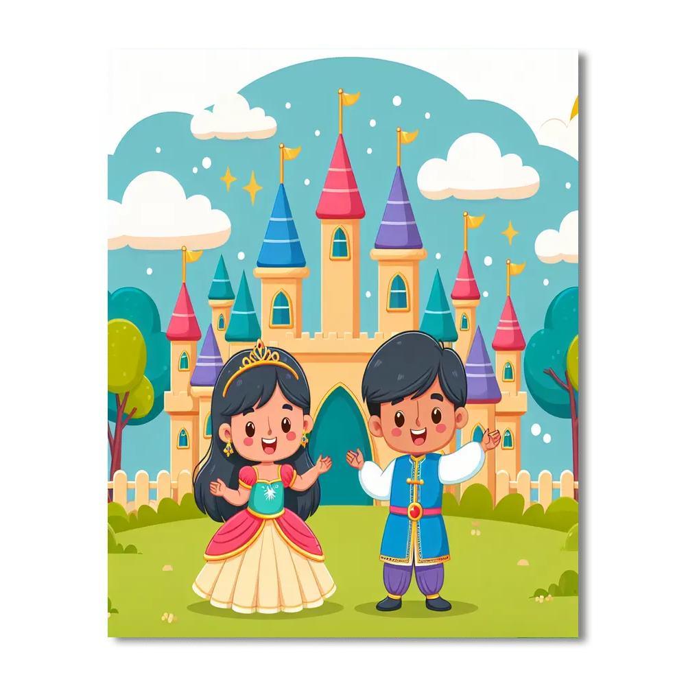 Fairy Tale Enchanted Land Numbered Painting Kits