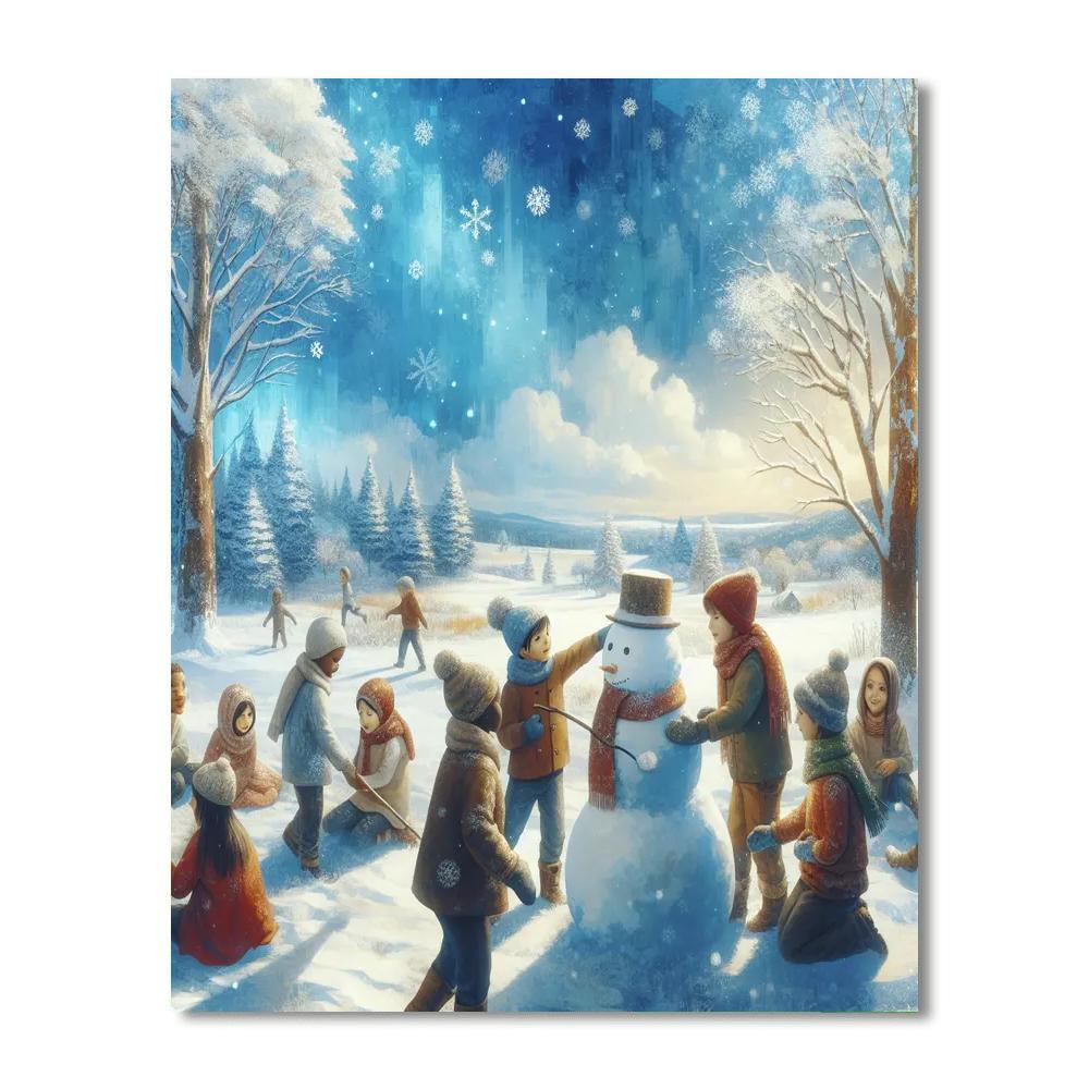 Wonders Of Winter Wonderland Numbered Painting Kits