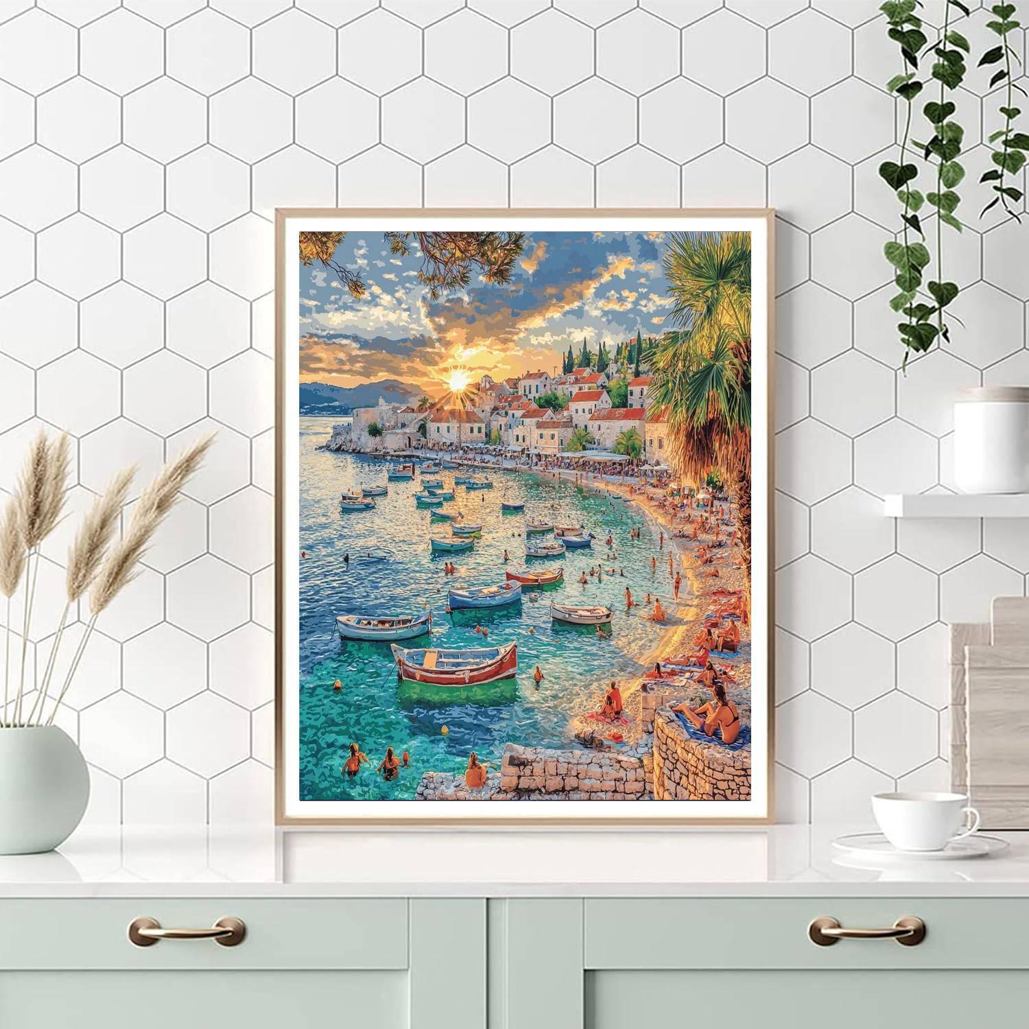 Hvar Town - Croatia Paint By Number