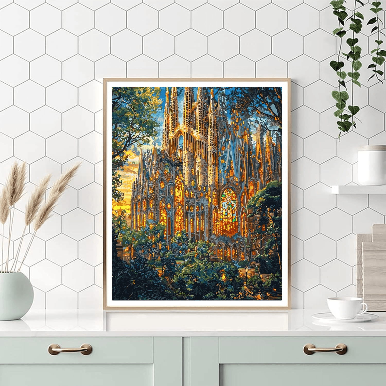 Sagrada Familia - Barcelona, Spain Paint By Numbers Kits