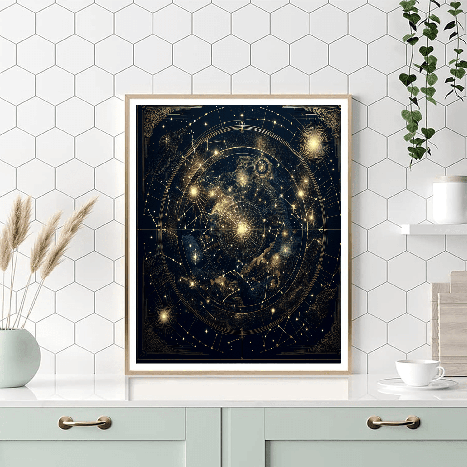 Celestial Star Map Painting By Numbers Kit