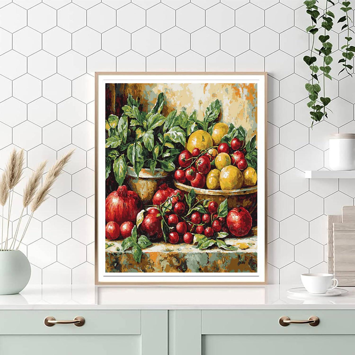 Morandi Inspired Joyful Abundance  Number Painting
