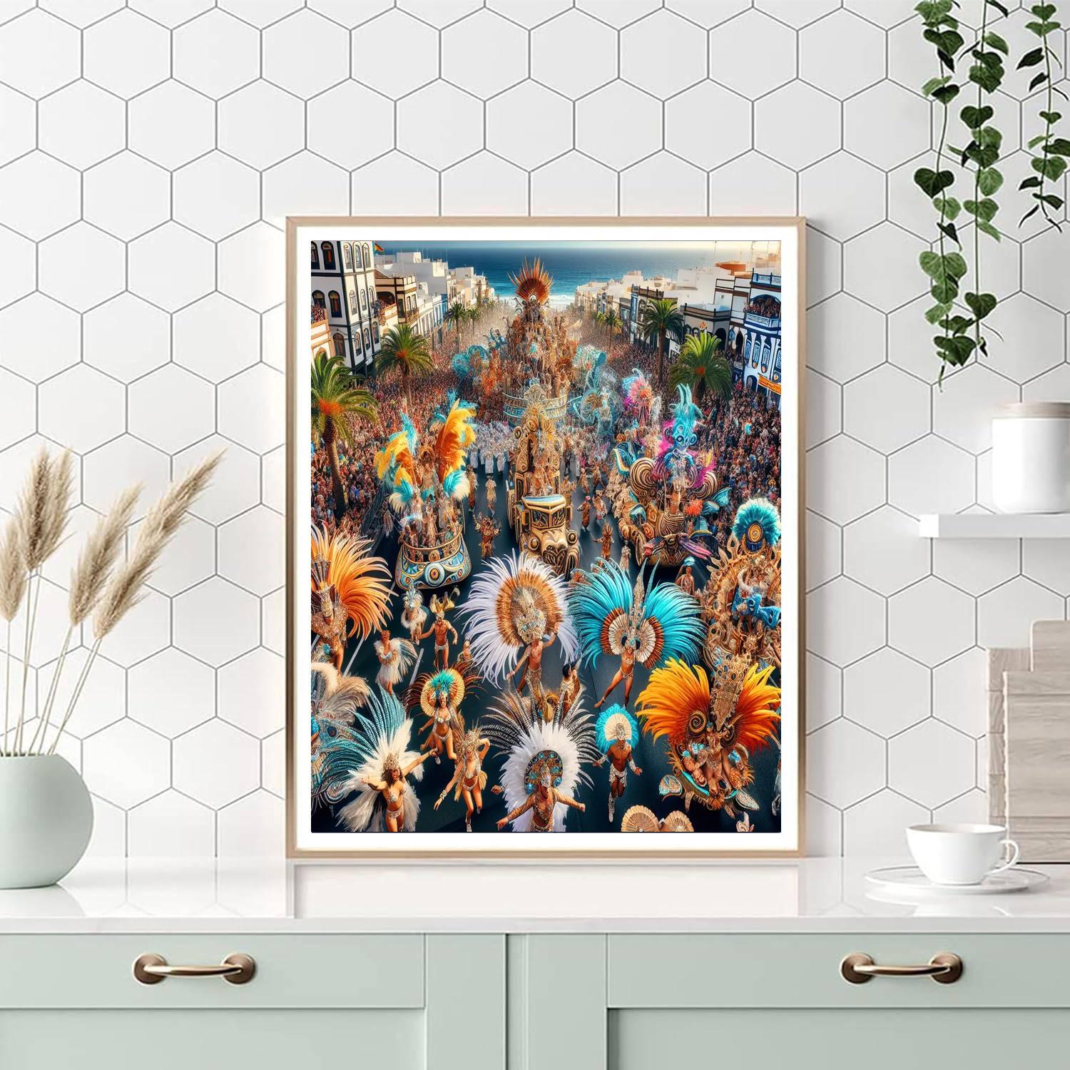 Tenerife Carnival - Canary Islands, Spain Paint By Numbers Art