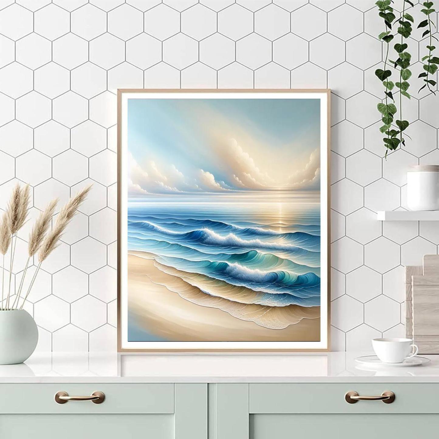 Oceanic Dreams Escape Painting By Numbers Kit