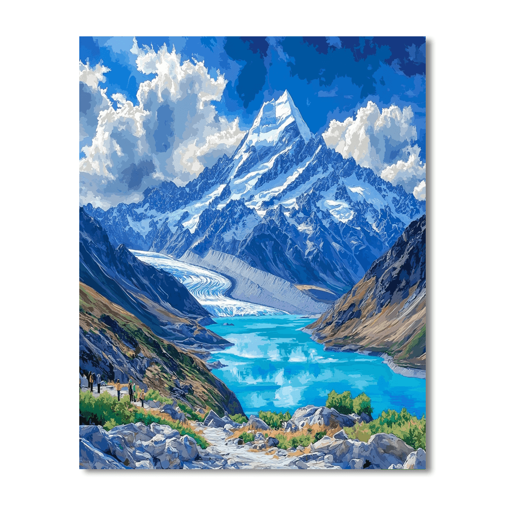 Aoraki / Mount Cook - South Island Paint By Numbers