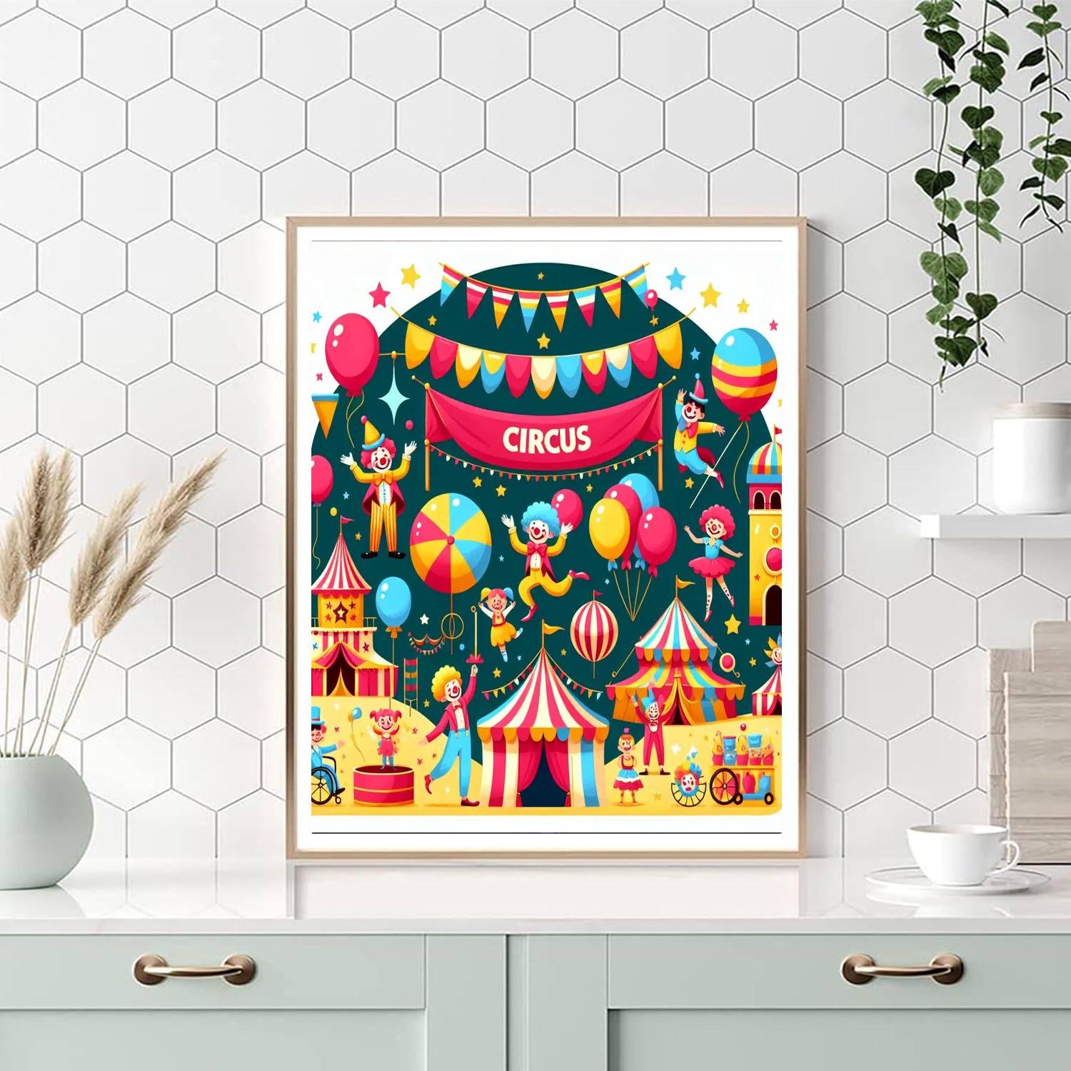 Magic Circus Gala Paint By Number