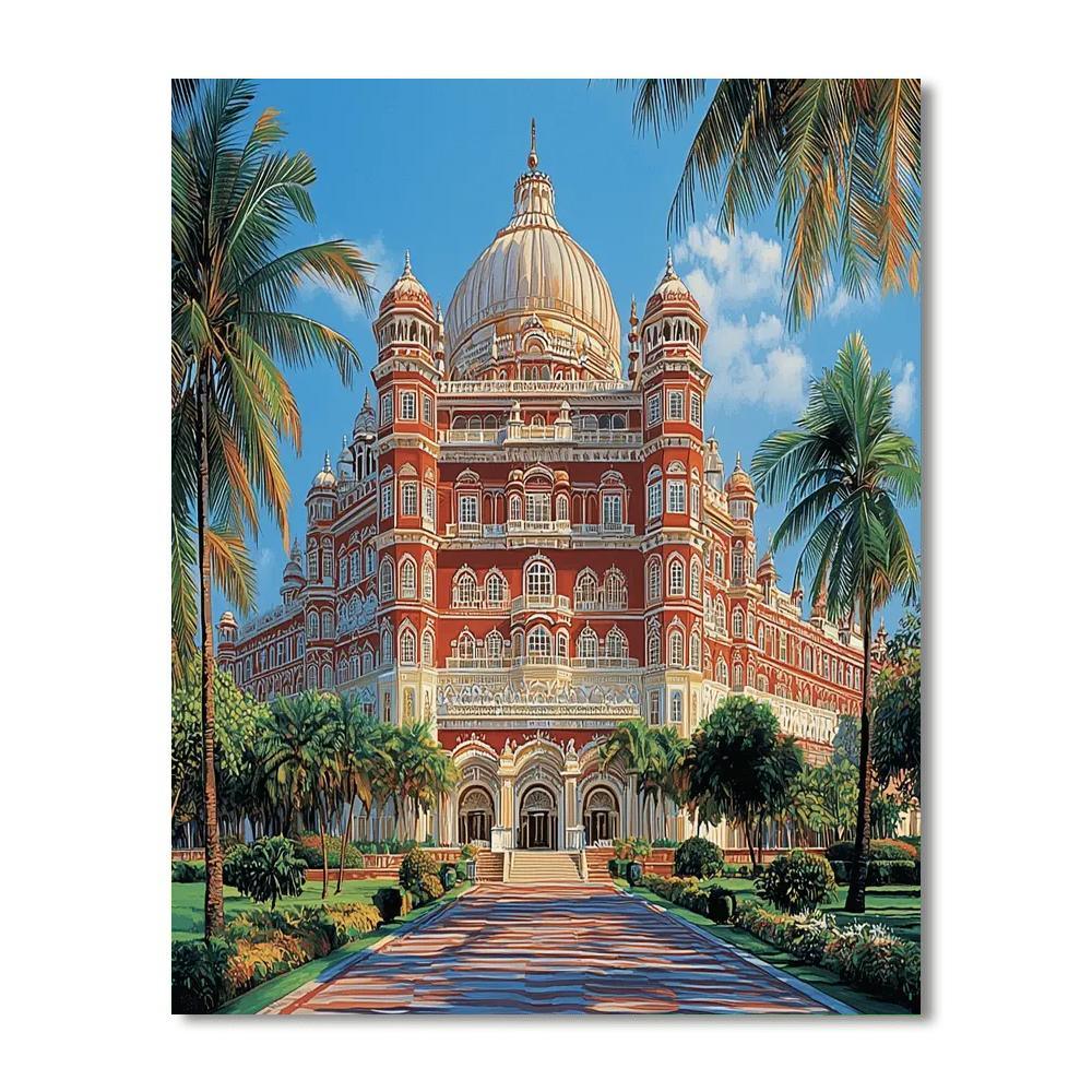 Taj Mahal Palace - Mumbai Numbered Painting Kits
