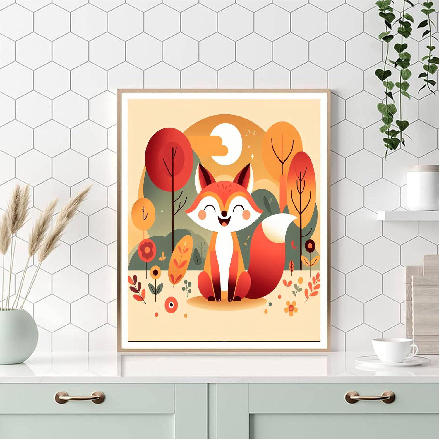 Giggly Fox Numbered Painting Kits