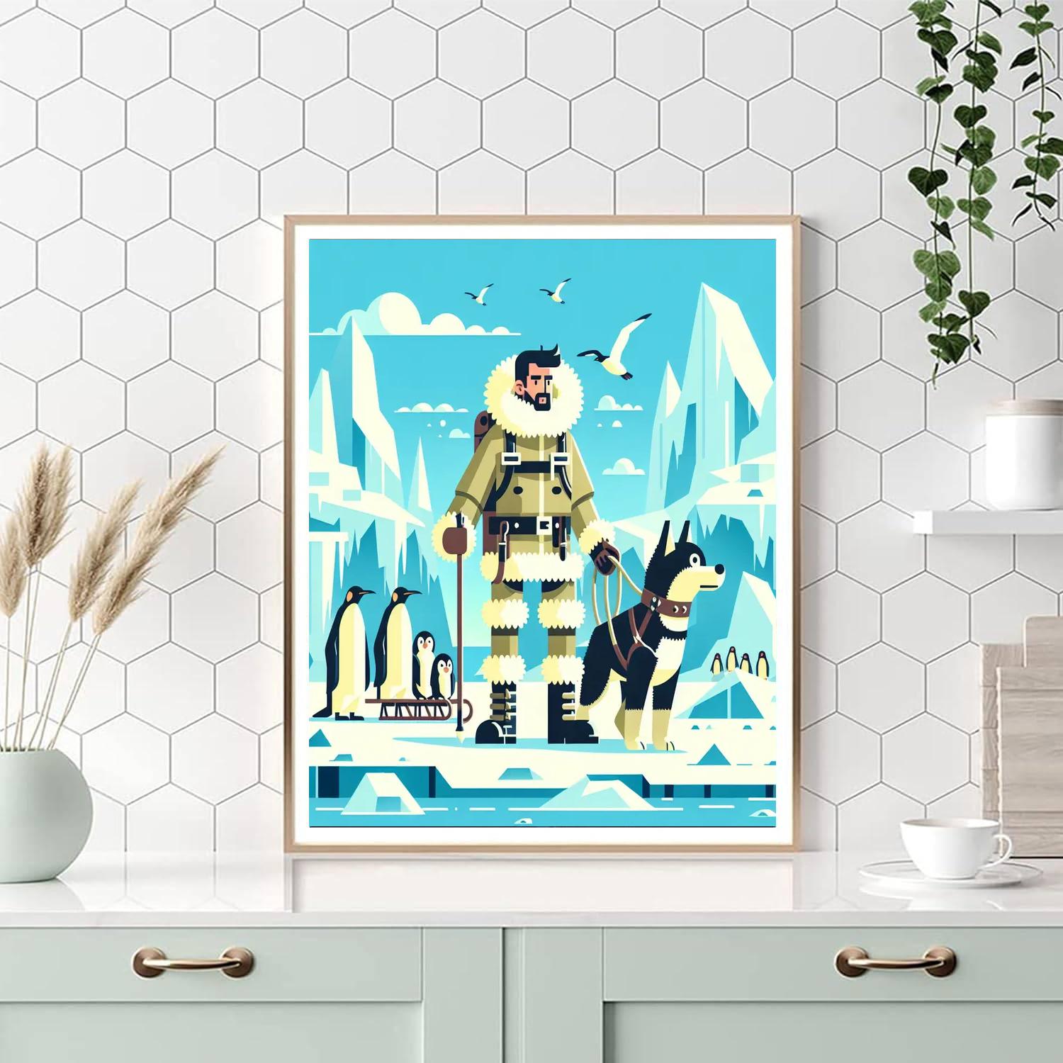 Arctic Explorer Adventure Numbered Painting Kits