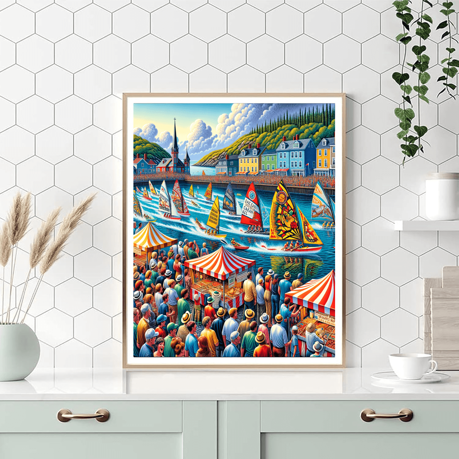 Harbour Days - Canada Paint By Color