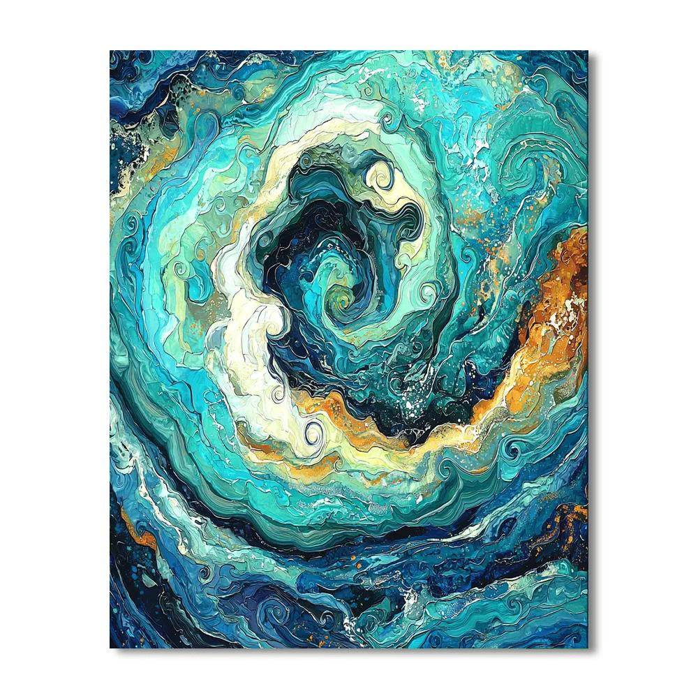 Michelangelo Inspired Vibrant Equilibrium  Paint By Numbers