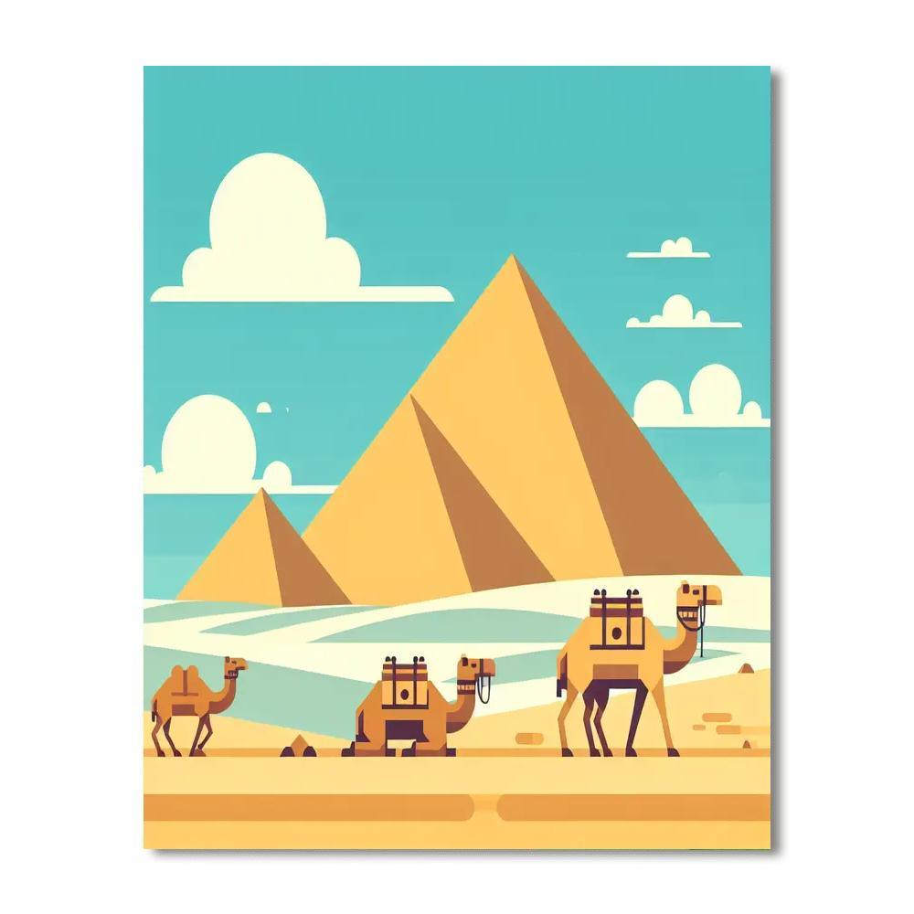 Desert Exploration Paint By Color