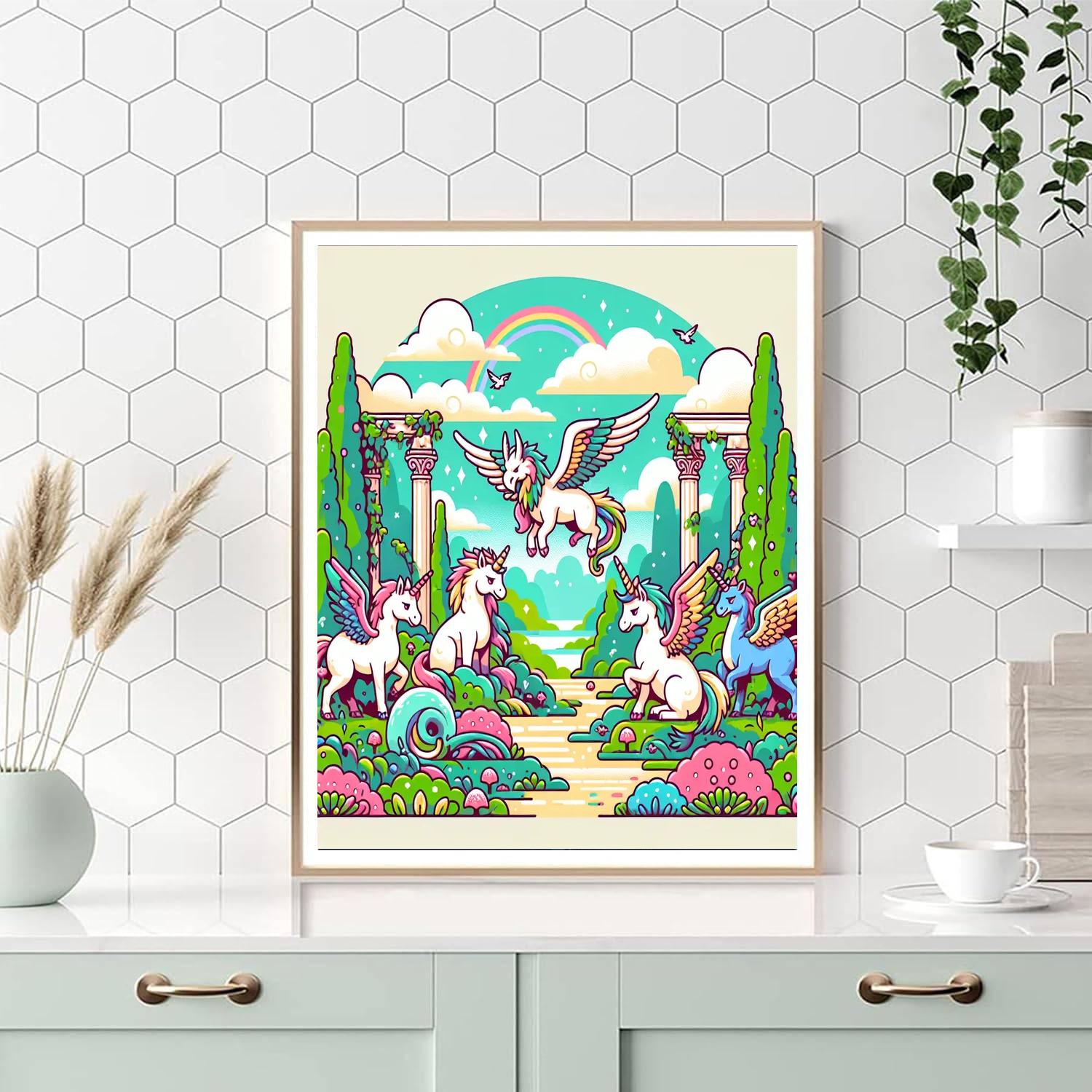 Mystical Creature Haven Paint By Number