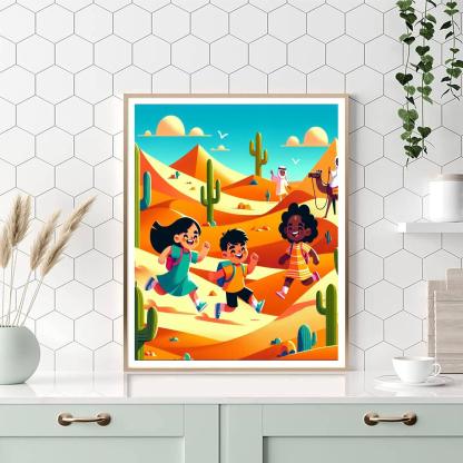Dazzling Desert Adventure Paint By Numbers Kits