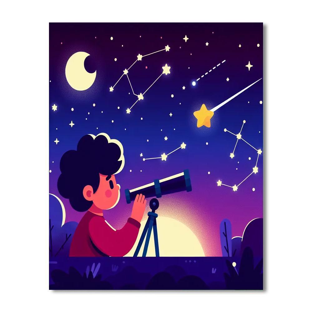 Starry Night Quest Paint By Numbers