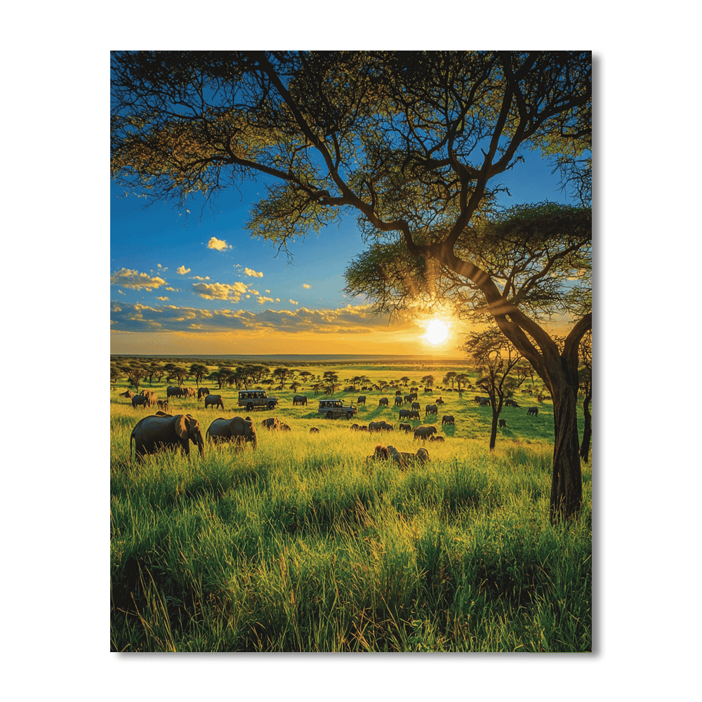 Tsavo National Park Paint By Numbers