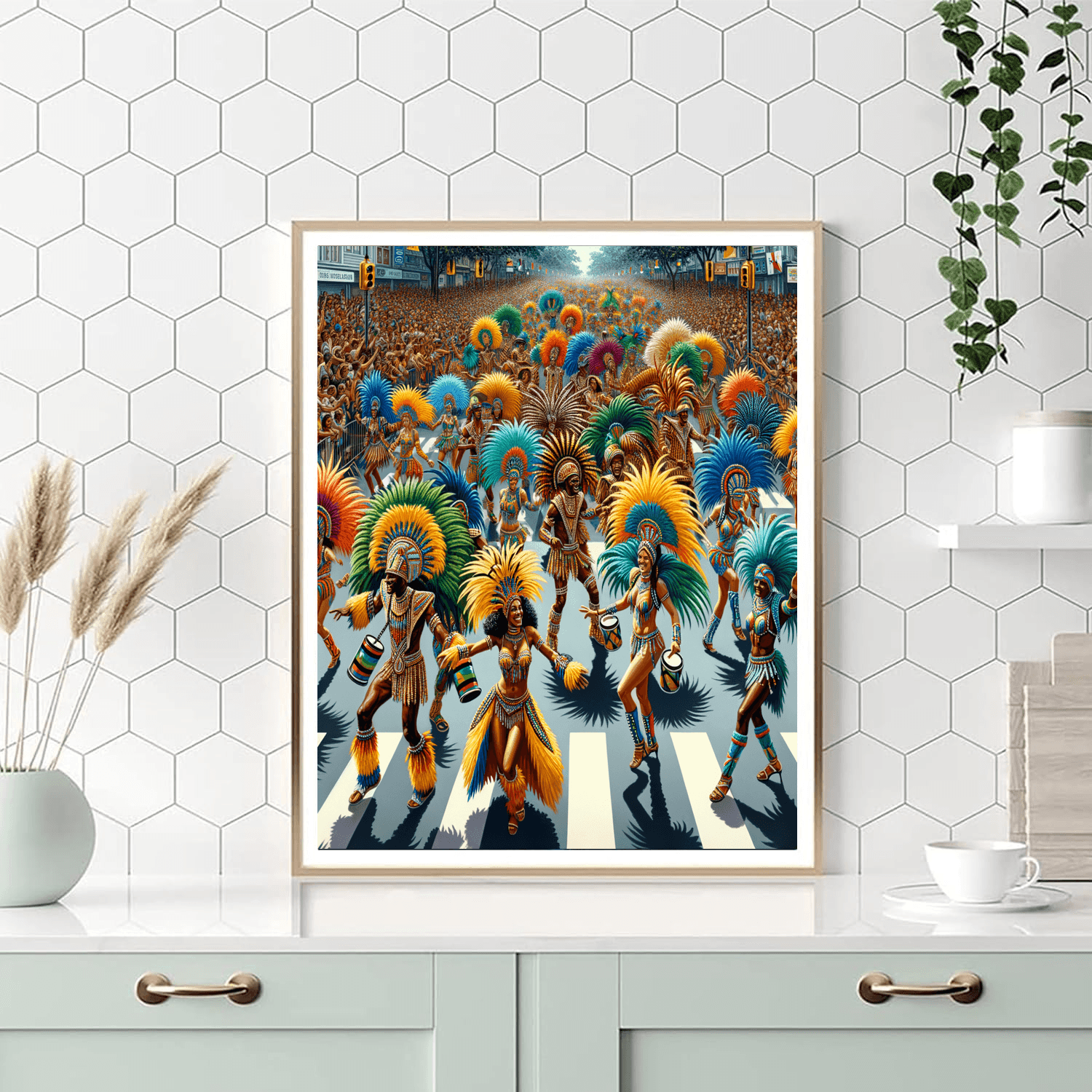 Junkanoo Parade - Nassau, Bahamas Number Painting