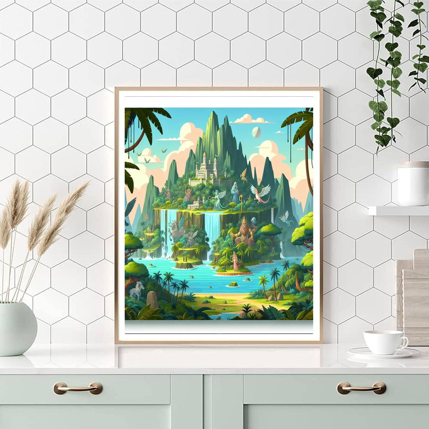 Mythical Island Expedition Paint By Number