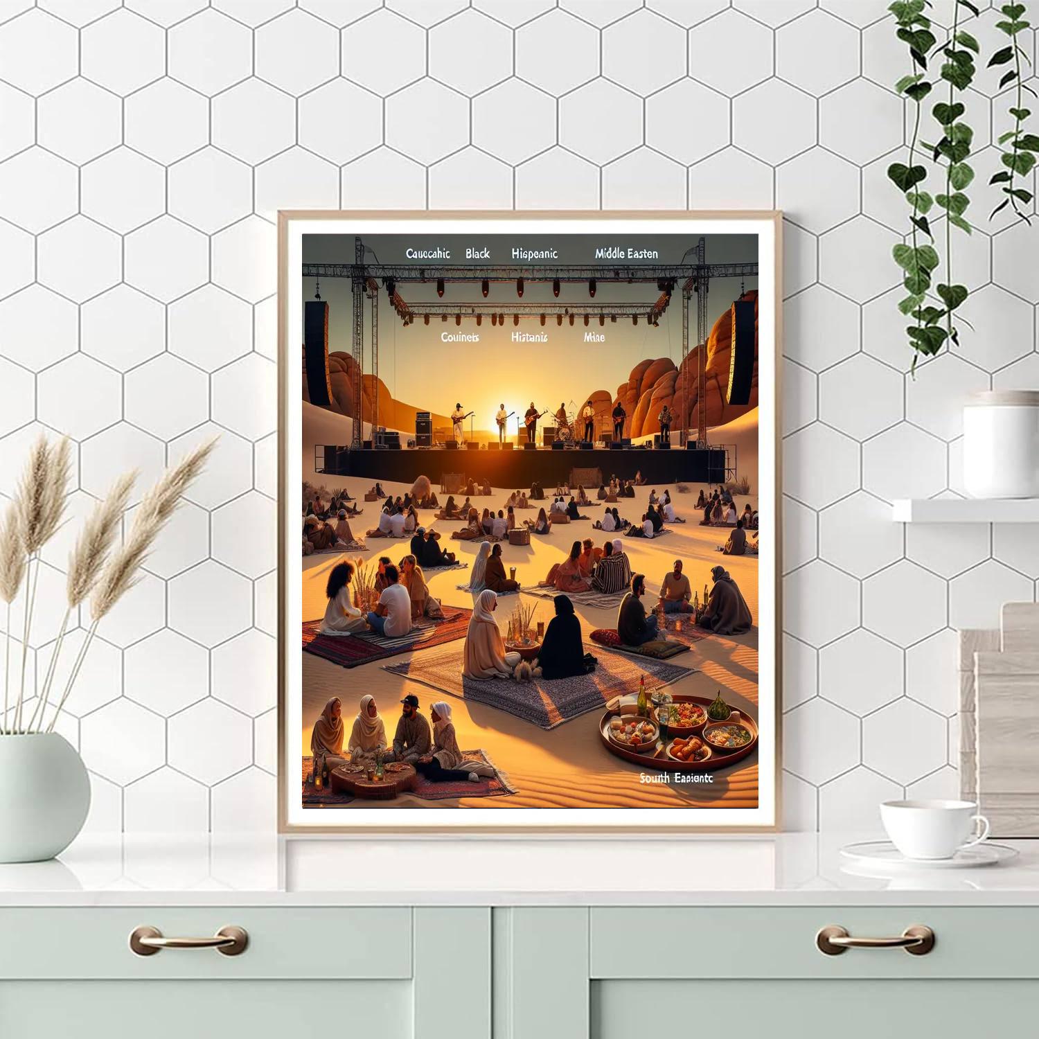 Festival Of The Desert - Usa Painting Number Kit