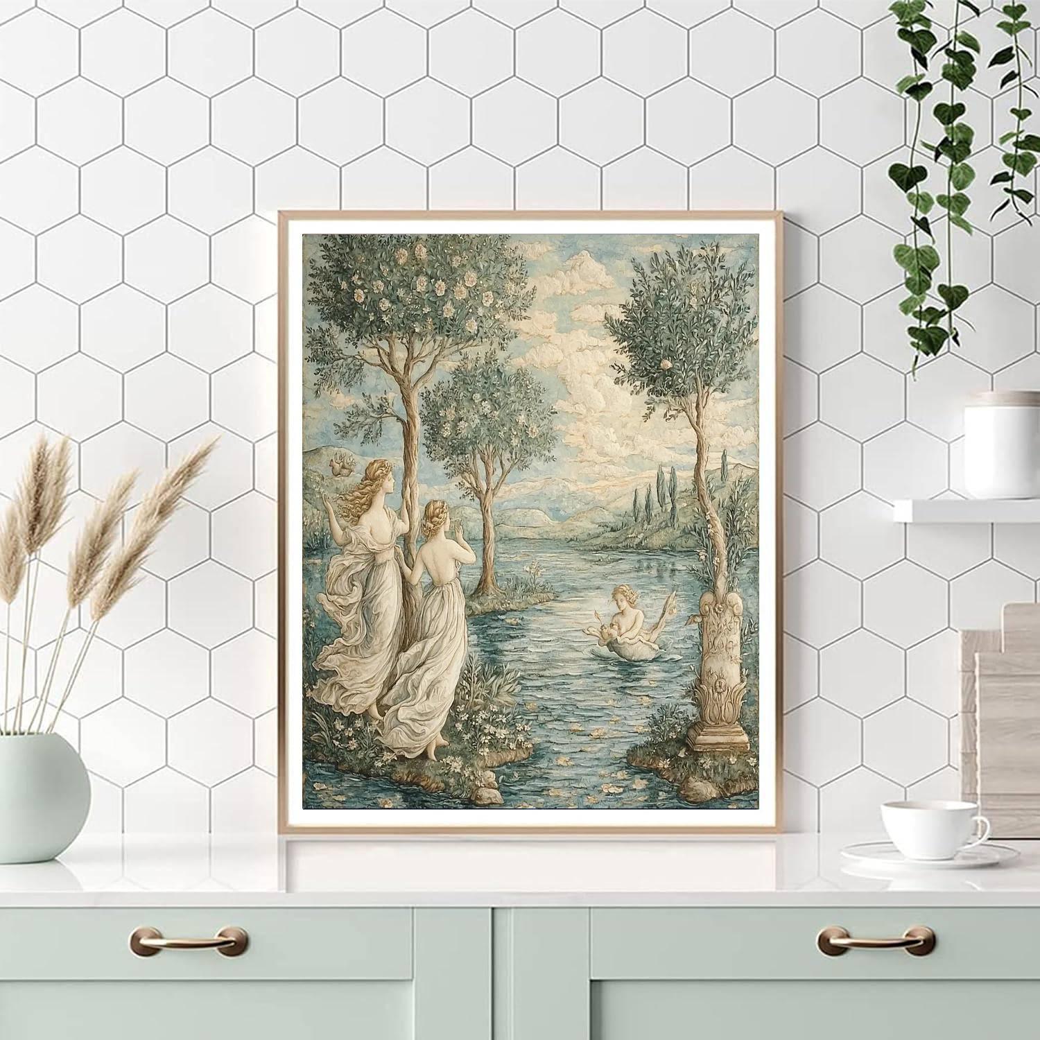Sandro Botticelli Inspired Renaissance Harmony In Motion  DIY Paint By Numbers